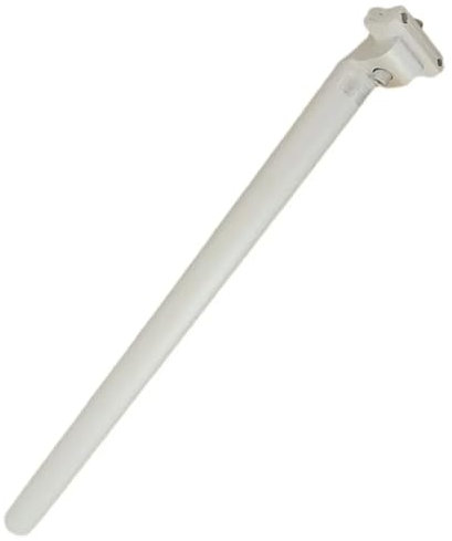 QAINKUN SattelstüTze 1 stück Fahrradsattelstütze 30,4x500mm for Sitzrohr Klappfahrräder Rennräder Aluminiumlegierung Sattelstütze Weiß Fahrradzubehör SattelstüTzen