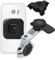 Quad Lock Support téléphone Moto Pro chromé pour Guidon avec Amortisseur de Vibrations et Adaptateur MAG Universel