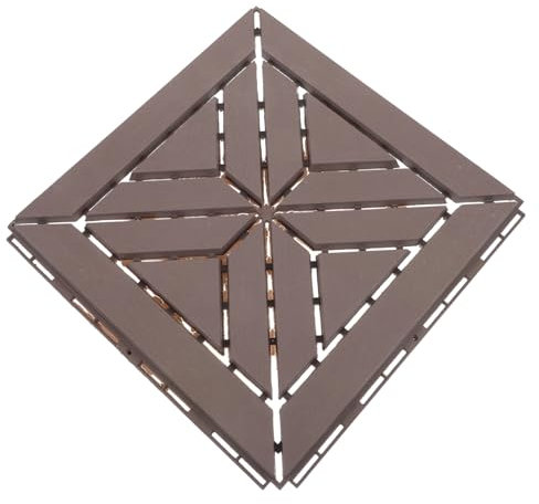 WATIIFUFU Outdoor Bodenbelag Aus Kunststoff Ineinandergreifendes Design Für Terrassenfliesen Und Balkonfliesen Praktisch Und Robust Gartenbodenbelag Mit Angenehmer Oberfläche Und Einfacher i