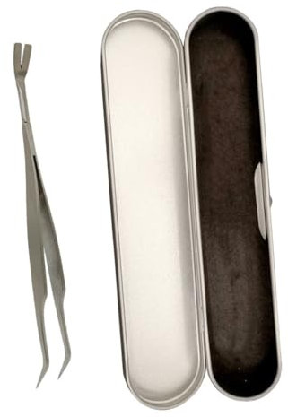 Happyyami Edelstahl Pet Hund Zecken Entferner Clip mit Ergonomischem Griff
