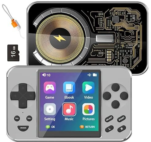 7-in-1 Multifunctional Game Console Power Bank - 20W Wireless Magnetic Charging, 6000+ Built-in Classic Games, MP3, MP4, Digital Photo Frame, E-book, Movie Player - For Kids & Adults - Perfect Holiday