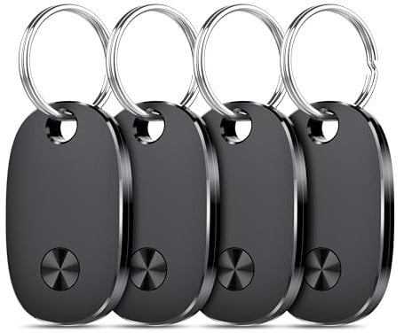 Smart Air Tag Tracker 4er Pack, Schlüsselfinder KeyFinder Kompatibel mit Apple Wo ist? APP (iOS NUR, Android Not Supported), Bluetooth Key Finder für