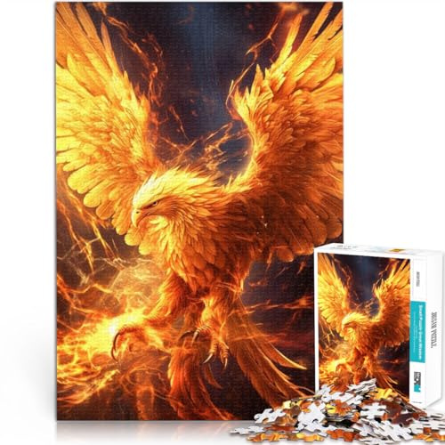 Spielspielzeug lodernder Phönix Puzzle für Teenager 1000 Teile 50x75cm eignet ganze Familie für und ab 14 Jahren