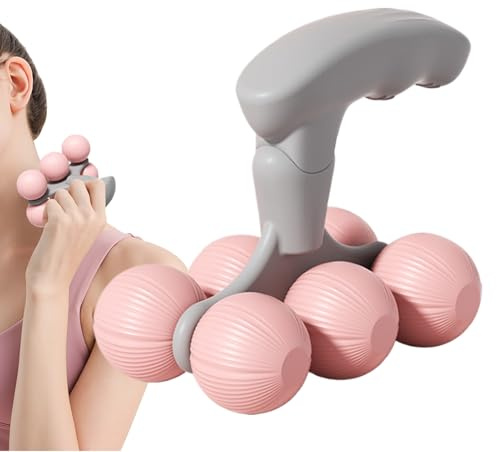 Nackenroller-Massagegerät Muskelentspannung Für Nacken, Schultern, Rücken | Schultermassagegerät Massagegerät für Schulter, Rücken, Körper, Fuß, Bein – für Workout, Papa, Mama,