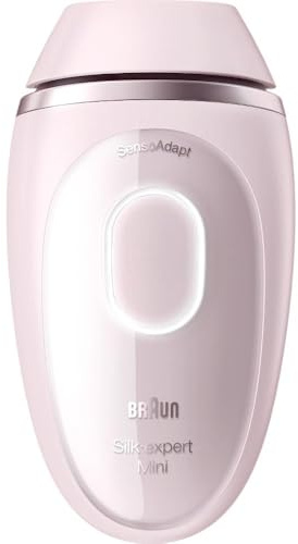 Braun IPL Smart Silk·Mini Expert, Für Laser Haarentfernung Zuhause, Dauerhafte Reduktion von Resthaare, PL1100