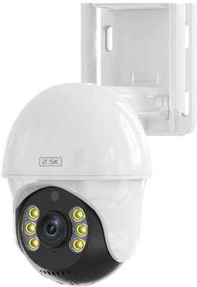 ZADCCS Telecamera IP, Telecamera PTZ Starlight da esterno HD 2MP con visione notturna, monitoraggio umano, telecamera di sorveglianza IP a colori