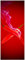 Wallario Glasbild Rauchende Chili-Schoten im Duo vor rotem Hintergrund - 32 x 80 cm Wandbilder Glas in Premium-Qualität: Brillante Farben, freischwebende Optik