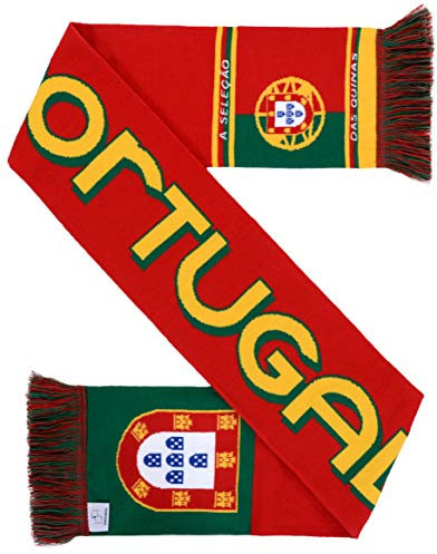 Euroscarves National Soccer High-Definition-HD-Strickschal, Orange, Schwarz, Blau, Rot, Weiß, fits all