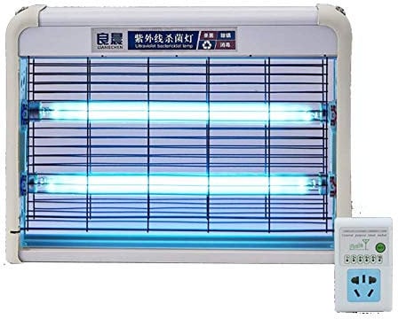 Lampada per disinfezione UV, purificatore d'Aria/batteri Anti-Muffa/Tasso Antibatterico 99%, per Auto/casa/Scuola/Hotel/Area per Animali Domestici,Timing,40W