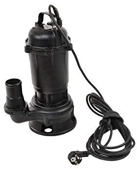 BSD Pompa per Acque Scure - Pompa Sommersa, Pompa Imersione per Acque Scure con Trituratore, Corpo in Ghisa - Pompa per Acque Reflue WQD 10-8-0,55-550W, 17 000L/h, Prevalenza Max. 8m
