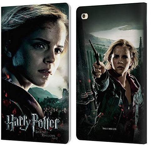 Head Case Designs Licenciado Oficialmente Harry Potter Hermione Granger Reliquias mortales VIII Carcasa de Cuero Tipo Libro Compatible con Apple iPad Mini 4
