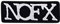 Nofx Silver Punkrock Melodic Hardcore Band Aufnäher Besticktes Patch zum Aufbügeln Applique