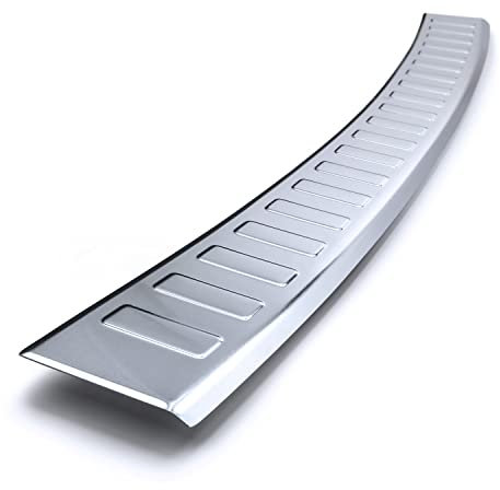 teileplus24 AL118 Ladekantenschutz Aluminium kompatibel mit VW Golf 7 Limo 3/5-Türer 2012-2019, Farbe:Silber