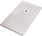 Piatto doccia bianco in marmoresina con griglia inox e Piletta OLIMPO DOCCE - Piatto doccia bianco in marmoresina con griglia inox e Piletta Gratis - STAR PLUS - 80x120