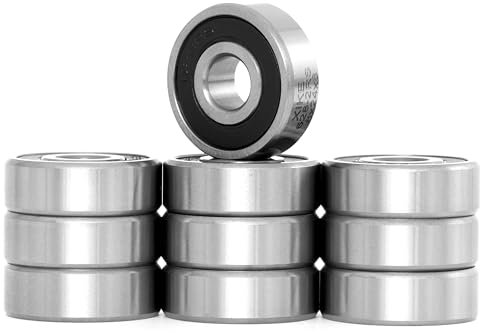 XiKe 10 Stück 629-2RS Mikro Kugellager 9x26x8mm, Rillenkugellager mit Dichtungen für DIY, Spielzeug, Fernsteuerung, 3D-Drucker, Vorhänge, Instrumente, Elektrowerkzeuge und mehr.