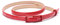 Weeksu Cintura in pelle verniciata da donna Cinture in pelle vita sottile cintura regolabile cintura da donna per accessori per abiti, rosso, 110cm