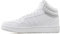 adidas Hoops Mid Shoes, Zapatillas Unisex niños, Cloud White Cloud White Grey Two, 35 EU