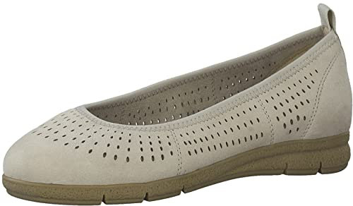 Tamaris Comfort Damen 8-8-82101-20-400 Ballerinas, BEIGE, 39 EU