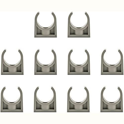 10Pcs 20mm DN15 PPR U Type Pipe Clamps, Hose Hanger Support Water Pipe Fixed Clips Duct Fittings