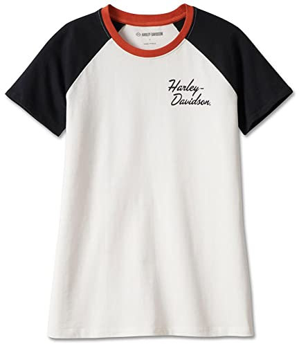 Harley-Davidson T-Shirt Essential Raglan Ringer, L