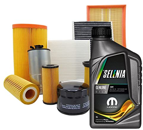 CORMAR KIT TAGLIANDO OLIO + FILTRI COMPATIBILE CON FIAT PUNTO 188 LANCIA YPSILON 1.3 MULTJET