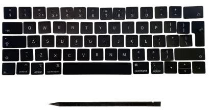 Ersatztasten für MacBook Pro 13 15 (2016-2017) A1706 A1707 UK-Layout QWERTY