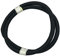 SOLUSTRE Stirnband für Herren Arabischer Schal Seil Traditioneller Kopfbedeckung Aus Dem Nahen Osten Hautfreundlich 56 cm Schwarz