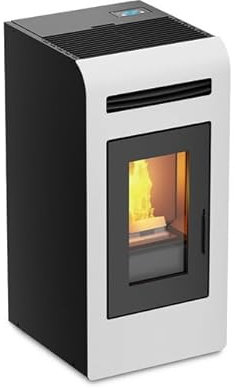 KALOR Pelletkamin | Fabia 12C | kanalisierbar | 11,1 kW | Weiß