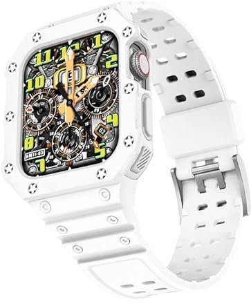 AXPTI Convient pour Apple Watch, iWatch 7654321 Richard galvanoplastie Armor TPU bracelet intégré, 42/44/45mm, Agate
