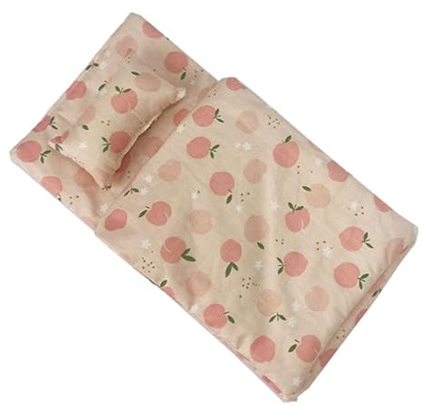 Puppenbettwäsche Accessoires Gehören 1 Matratze, 1 Steppdecke Und 2 Kissen. Geschenke Zum Valentinstag, Rosa