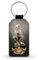Porte-clé noir en simili cuir Alice au Pays des Merveilles Wonderland cheshire Ref 17
