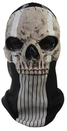 Halloween COD Geist Maske Schädel Balaclava Skelett Duty Call MW2Voller Kopf Geist Maske Balaclava Schädel Maske Fahrrad Motorrad Outdoor Sport