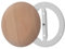 Steinberg14 Difusor de Madera para Sauna - 125mm Válvula de Aire Regulable para Pared y Techo - Difusor Universal de Impulsión y Extracción de Aire - Rejilla de Ventilación