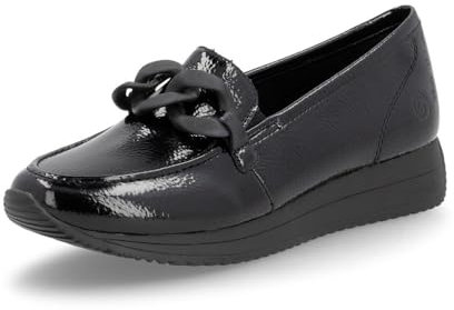 Remonte Damen Slipper D0H10, Frauen Slip On,lose Einlage,College Schuhe,Businessschuhe,Anzugschuhe,elegant,Office,büro,Freizeit,schwarz (00),40 EU