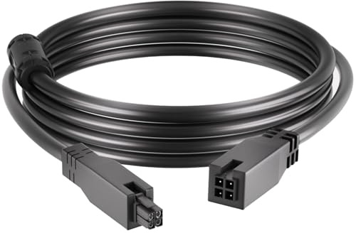 REDREX 1M 4-Pin ACE Pro Verlängerungskabel Compatible with Anycubic Kobra 3/Kobra 3 Max/Kobra S1 Combo 3D Drucker 22AWG Kupferkern-Verlängerung mit Magnetischem Ringfilter