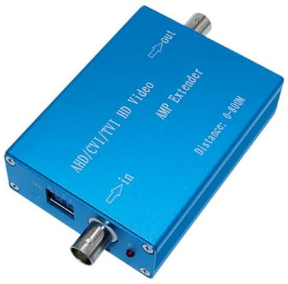 DC12V 1A Koaxialkabel Analog AHD CVI TVI Video Verstärker AMP Extender HD 1080P Max 800M Übertragung für CCTV-Kamera