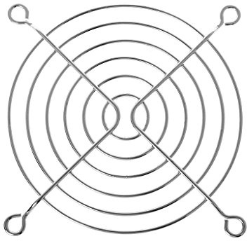 90mm Silver fan grill