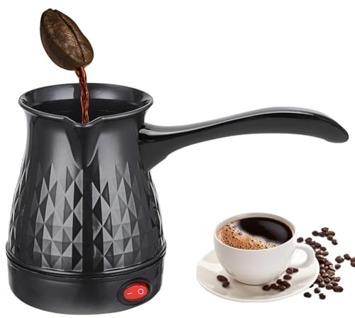 Umllpet Cafetière turque, cafetière turque de 500 ml | cafetière turque Cezve, cafetière à moka, cafetière à lait, cafetière turque, pot à café turc moka