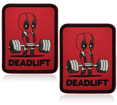 Deadlift Fitness Aufnäher Moral Patches Klett Stickerei Klettverschluss Für Taktische Kleidung Rucksack Baseballkappe Uniform Weste Hundegeschirr