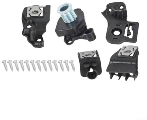 Scheinwerfer-Reparatursatz für Golf 8 (2021–24) – Frontstoßstangen-Scheinwerfer-Halterung, direkte Passform, Teilenummer 5H0998225, linke Seite, Kunststoff + Metall