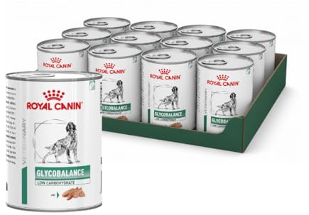 ROYAL CANIN Veterinary Glycobalance Low Carb Loaf | 12 x 410 g | Diät-Alleinfuttermittel für Hunde | Wenig Kalorien