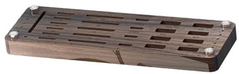 Kartenorganizer aus Holz, Aufbewahrung von Walnuss, Kartenhalter mit 25 | Steckplätzen, Acryl-Stecktafel mit Klassifizierungsschutz von US-Geräten
