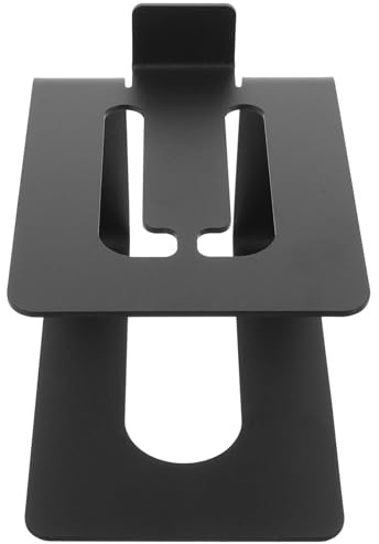 MUCKLILY Support Métallique pour Haut-parleurs D'ordinateur, Pieds D'enceintes Stables en Métal, Rehausseur Compact pour Bureau, Adapté aux Enceintes de Monitoring et Cinéma Portable,