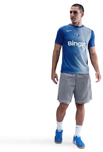 NIKE Chelsea Fc Academy Pro Drittes Dri-Fit Total 90 Fußball-Pre-Match-Top Für Herren, Game Royal/Field Silver/Field Silver, HM3439-481, S