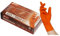 Nitras 50 Stück Nitril Einmalhandschuhe mit optimierter Griffigkeit Tough Grip N (S, orange)