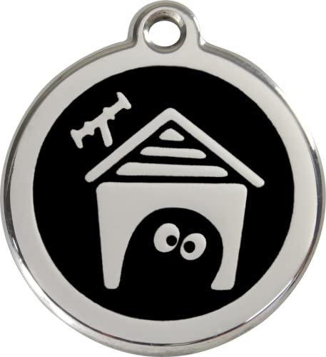 Red Dingo Hundemarke Hundehütte inklusive Gravur (M)