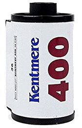 Kentmere 400 ASA Black and White Negative Film (35mm Roll Film, 36 Exposures)