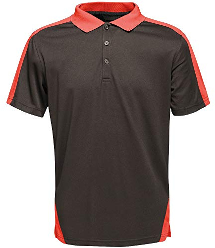 Regatta Herren Professionelles Poloshirt, Kontrastierend, Schnell Transportierend, mit Knopfausschnitt Professionelles Poloshirt mit kontrastierendem Coolweave-Design (1er Pack)