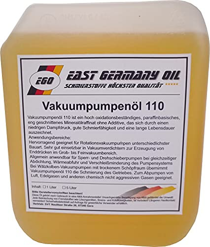 Vakuumpumpenöl 110 Kanister 5 Liter