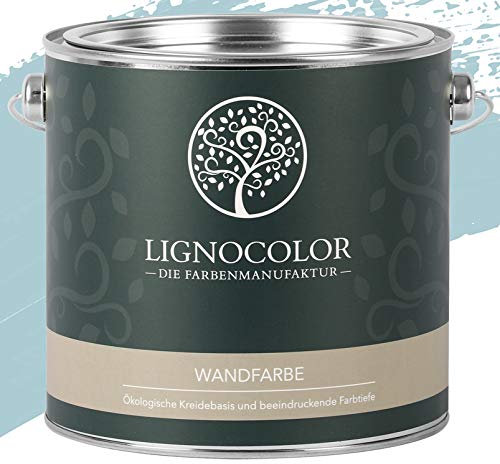 Lignocolor Wandfarbe Innenfarbe Deckenfarbe Kreidefarbe edelmatt 2,5 L (Frozen)